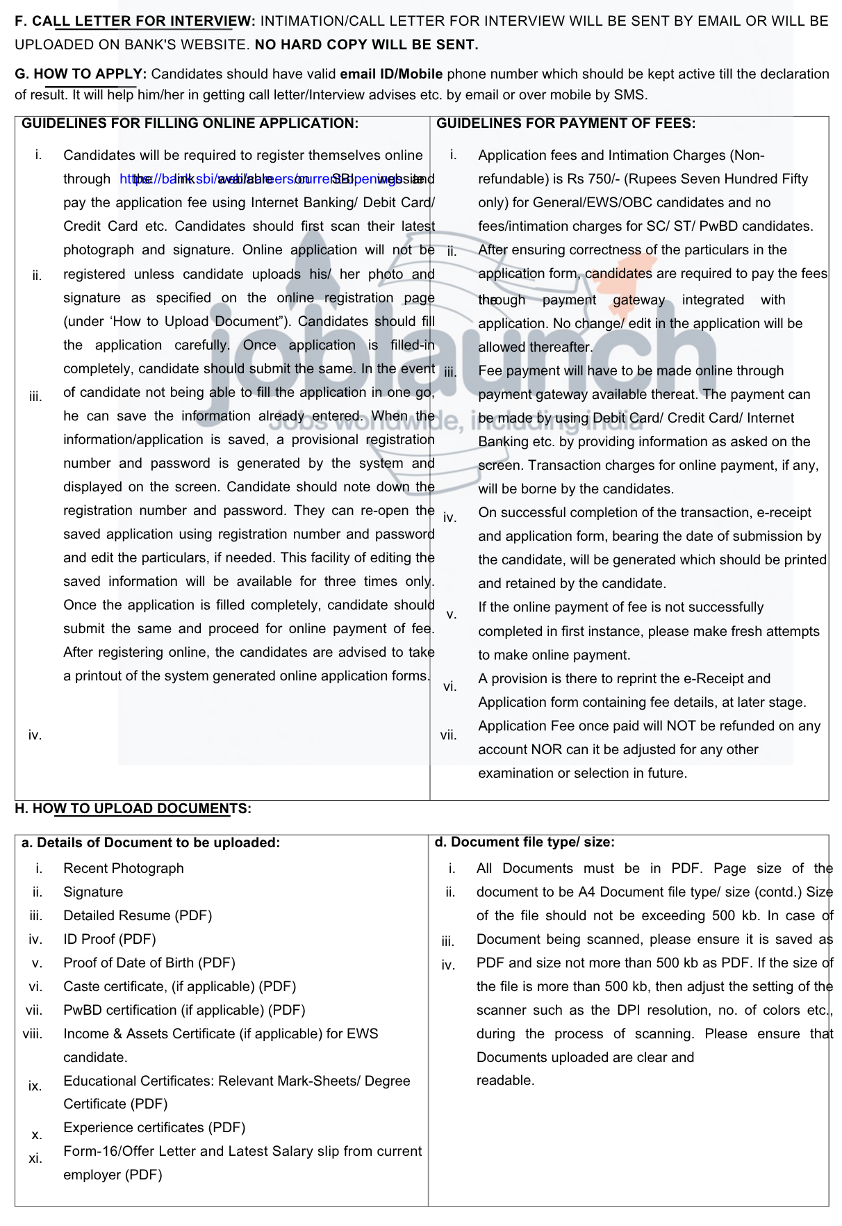 SBI Specialist Officers Recruitment 2025