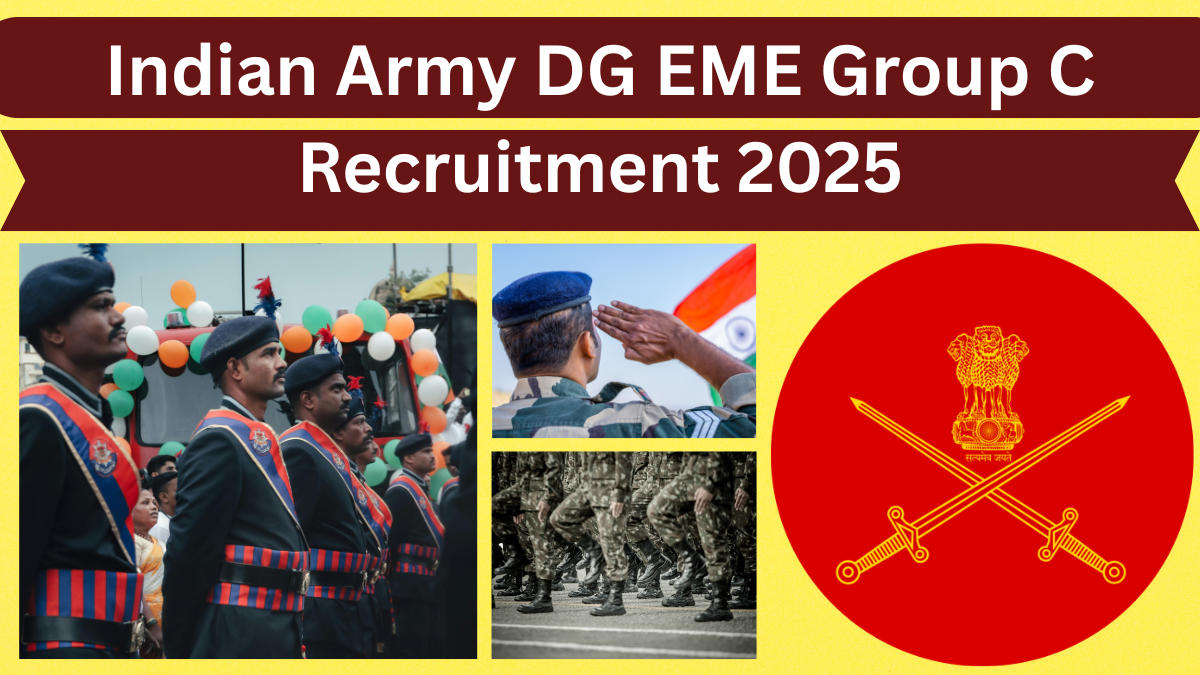 Indian Army DG EME Group C Recruitment 2025