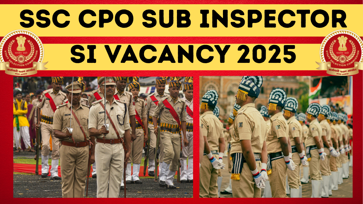 SSC CPO Sub Inspector SI Vacancy 2025